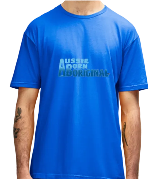 Mens Aussie Born Original Soft Style T-shirt